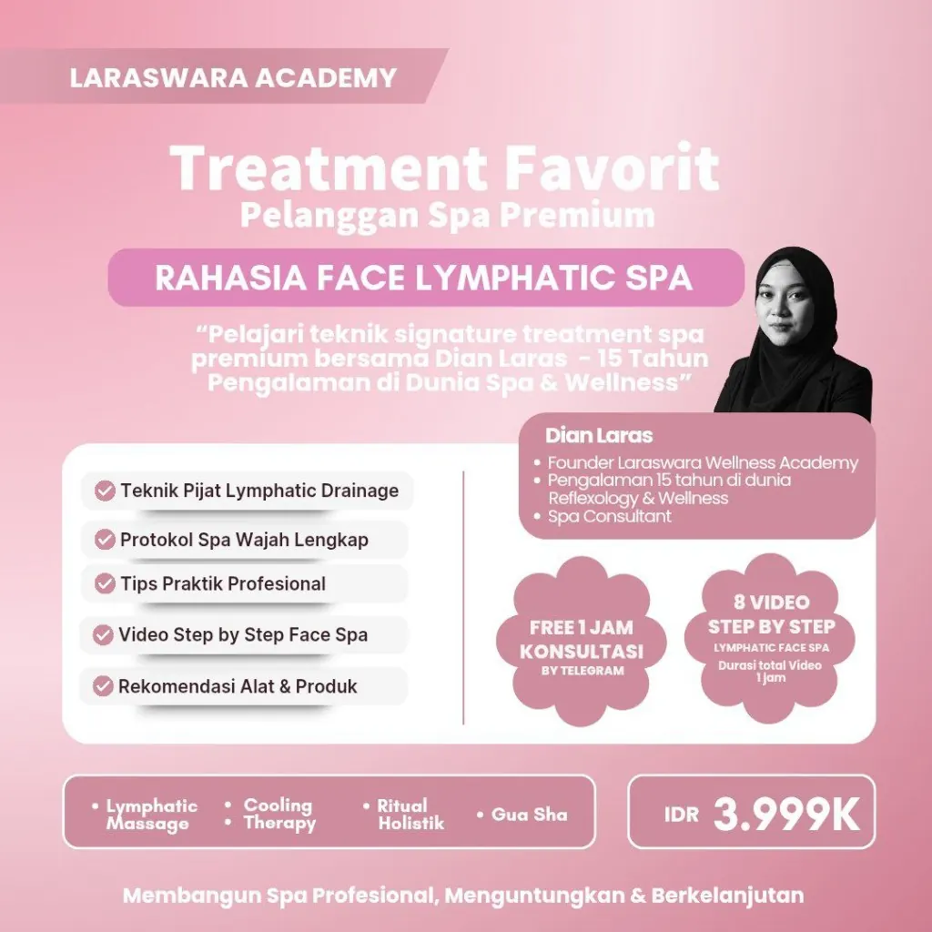 Cover Course Rahasia Face Lymphatic Spa oleh Dian Laras